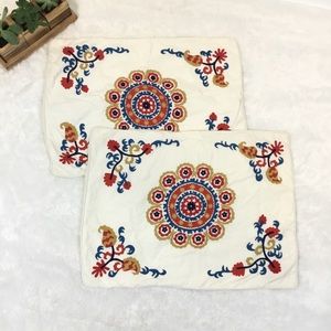 Pottery Barn Set of Two Standard Pillow Shams